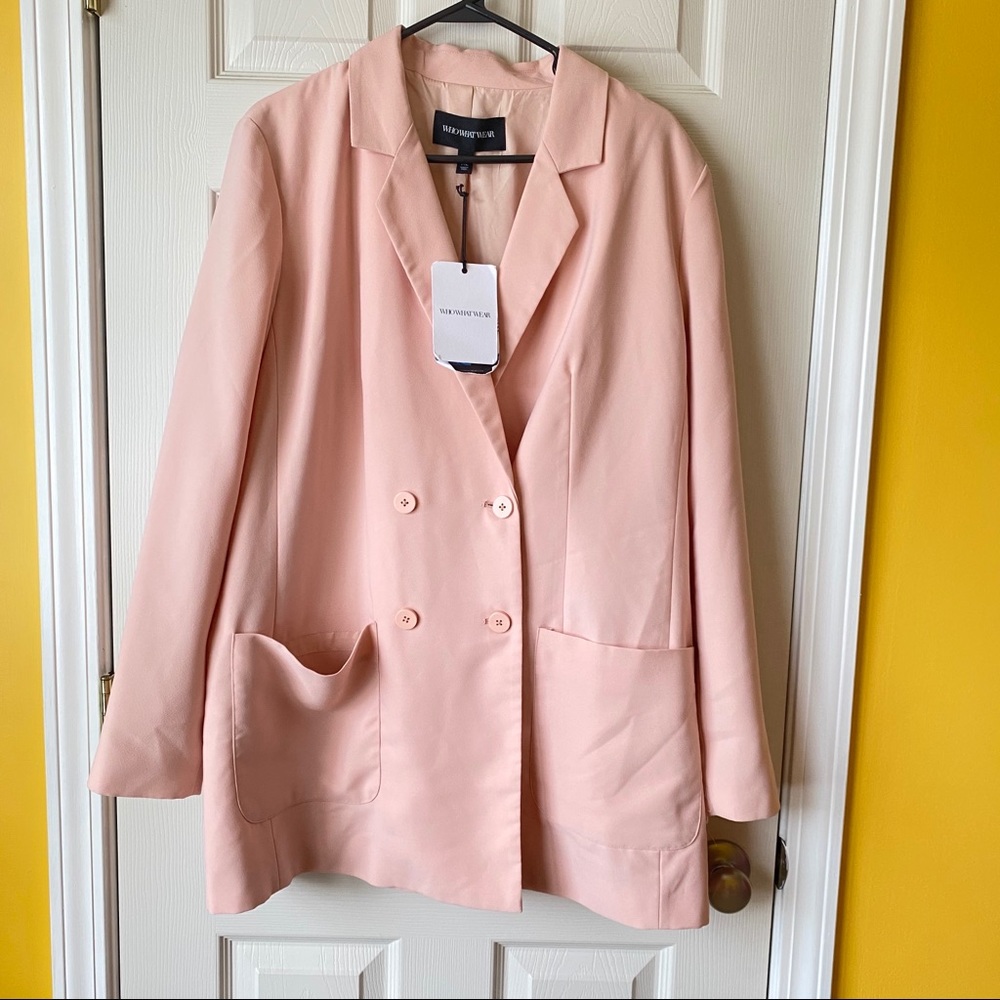 Who What Wear Pink Blazer/ Jacket